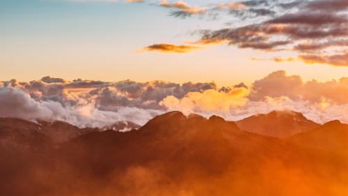 高山 云海